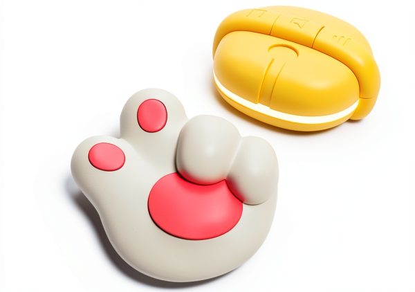 Cat Paw Doorbell by BANDIANCY Wireless Chime 1000ft Range Pink-0