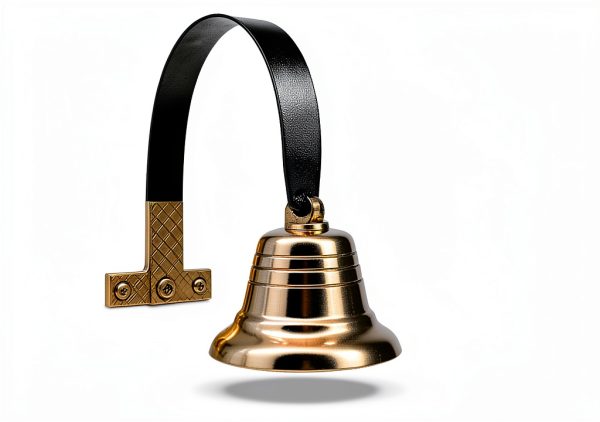 Shopkeeper's Bell Door Chime by Lanier Solid Brass Business Entry-4