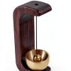 Magnetic Hanging DoorBell Chime MUNKANT Walnut Brass Bell for Home-3