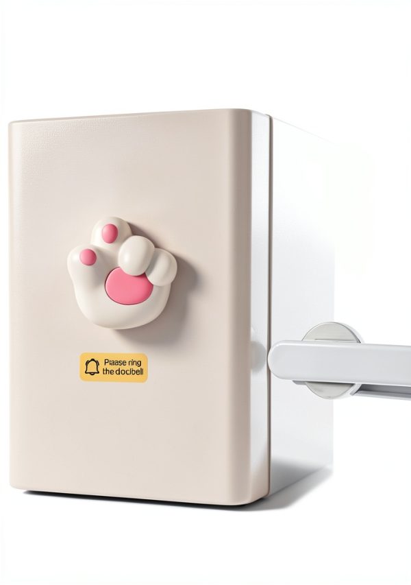 Cat Paw Doorbell by BANDIANCY Wireless Chime 1000ft Range Pink-4