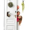 Magnetic Hanging DoorBell Chime MUNKANT Walnut Brass Bell for Home-4