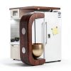 Magnetic Hanging DoorBell Chime MUNKANT Walnut Brass Bell for Home-5