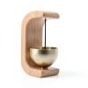 Magnetic Door Chime 2-Pack Beech Wood Brass Rustic Style CXML Model-3