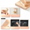 Magnetic Door Chime 2-Pack Beech Wood Brass Rustic Style CXML Model-4