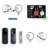 Wireless Doorbell Chime Bistee for Blink Video Doorbell White 1 Chime-1
