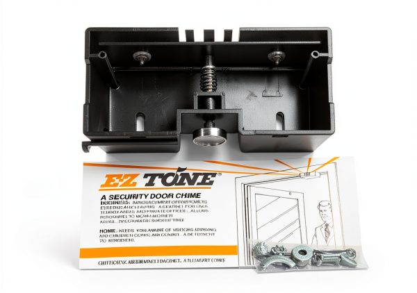 Magnetic Chime EZ TONE Bronze Door Chime with Manual Shut Off-3
