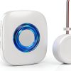 Wireless Doorbell Chime Bistee for Blink Video Doorbell White 1 Chime-0