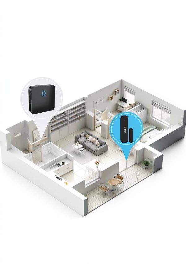 SECRUI Wireless Door Chime 500ft Range, 32 Ringtones, Volume Control-8
