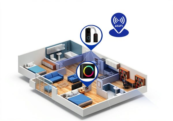 Wireless Doorbell Chime PHYSEN for Blink Doorbell Extender & Receiver-5